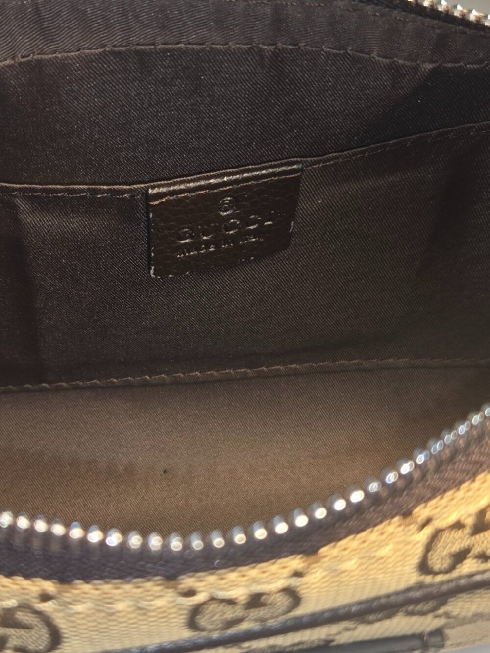 NEW Gucci Beige GG Monogram Pouch Fanny Pack Belt Bag Waist bag - Picture 6 of 8